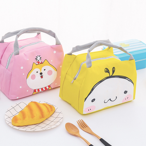 Kids Children Insulated Lunch Bag Box Zip Neoprene Thermal Drink Carry Bag Tote - Picture 3 of 5