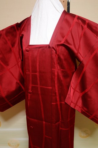 Long Michiyuki Japanese vintage Long Coat Jacket Kimono Women 126cm /1125 - Bild 2 von 7