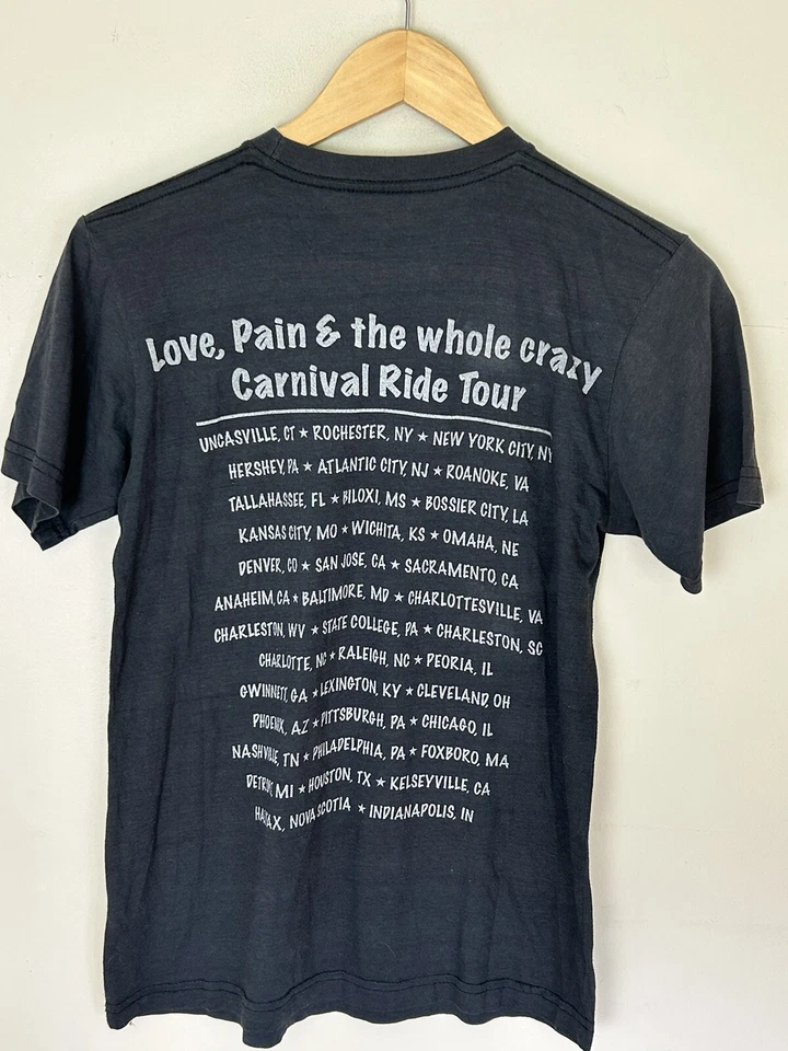 Camisa Keith Urbana Negra Manga Corta Cuello Redondo Camisa de Concierto Banda Camiseta Música S Foto 2 de 3