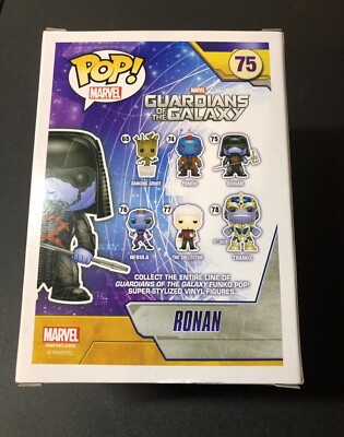 Funko POP! Marvel Guardians of the Galaxy Ronan the Accuser #75