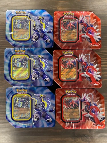 Pokemon PALDEA LEGENDS Factory Sealed Case 6 Tins Brillaint Stars Silver Tempest