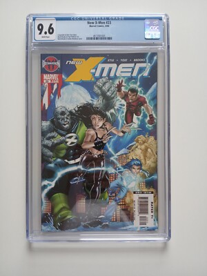NEW X-MEN #23 - 1st APP NEW TEAM , 1st APP of Gentle HOT KEY CGC 9.6