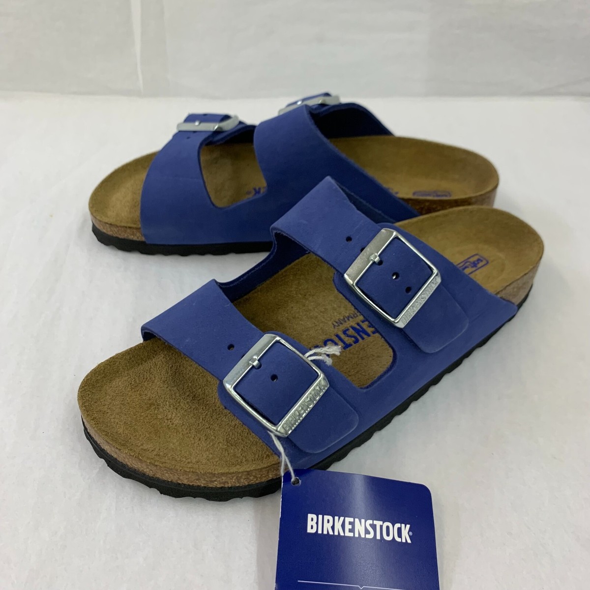 新品　箱付BIRKENSTOCK Arizona BS BLUE 23cm 36 Arizona Soft Footbed Birko-Flor blue | BIRKENSTOCK
