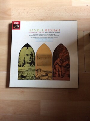 Handel Messiah - In Basil Lam's Edition - 3 Vinyl Album Box Set