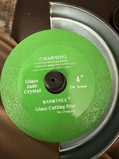 5Pcs Glass Cutting Disc for Angle Grinder, 4" Ceramic Tile Classic Cutter GREEN