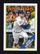 2023 Topps Series 1 #T88-58 ALEX BREGMAN Houston Astros 1988 Baseball Throwback