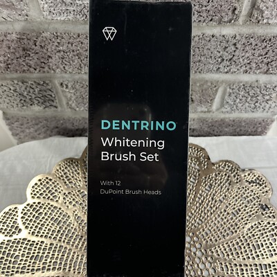 Dentrino Electric Toothbrush Kit w 12 Heads,5 Function: Brush,whitening,polish..