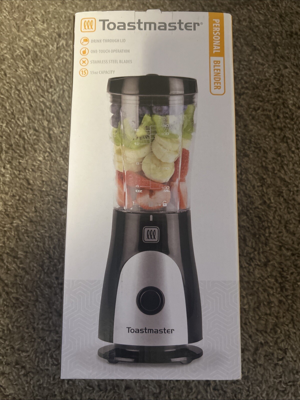 Toastmaster Mini Personal Blender 15 oz Smoothie Maker Brand
