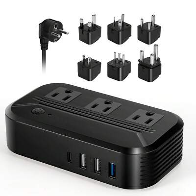 Voltage Converter 2300W Power Step Down 220V To 110V Universal Travel -Popular
