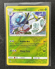 Araquanid Burning Shadows #15/147 Rare Reverse Holo 2017 Pokémon Trading Card.