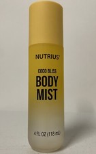 NEW Nutrius Coco Bliss Body Mist 4 oz Spray No Paraben/Phthalate FREE SHIPPING