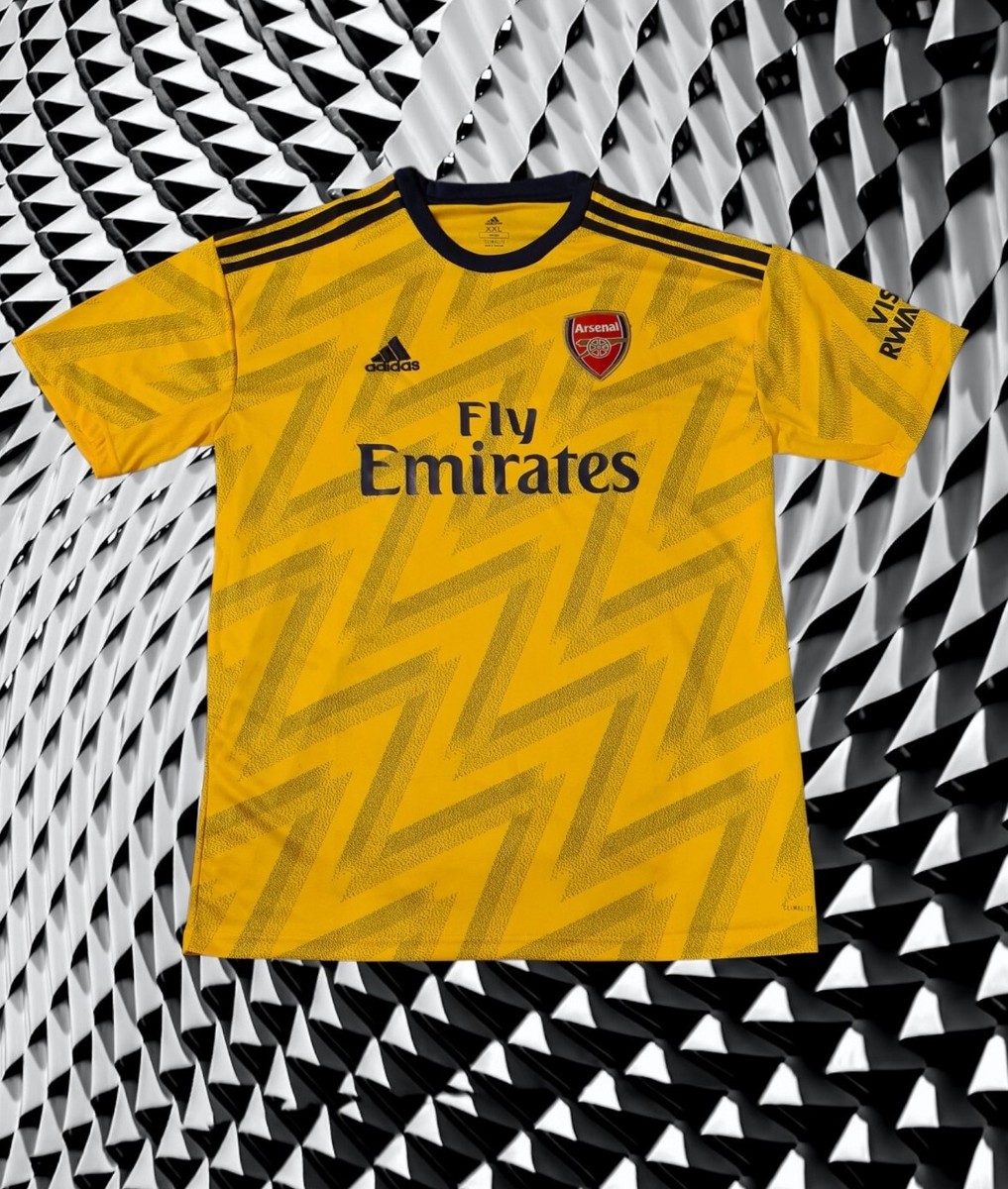 Adidas Arsenal Sz 2XL Fly Emirates Visit Rwanda Climalite Soccer