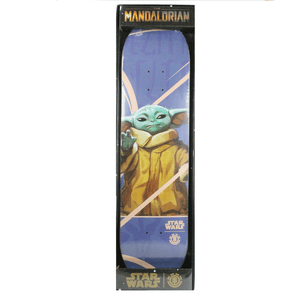 Star-Wars-Mandalorian-Child-Skateboard-Deck-Baby-Yoda-8-2-034-Element-Skateboards