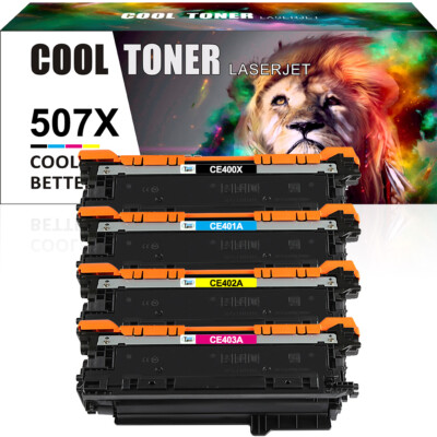 4 XXL Toner kompatibel für HP LaserJet 500 Color M551dn M551xh M570dn M570 M575