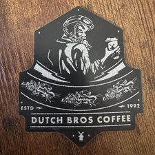 Dutch Bros Coffee Glitter Silver Santa December 2020