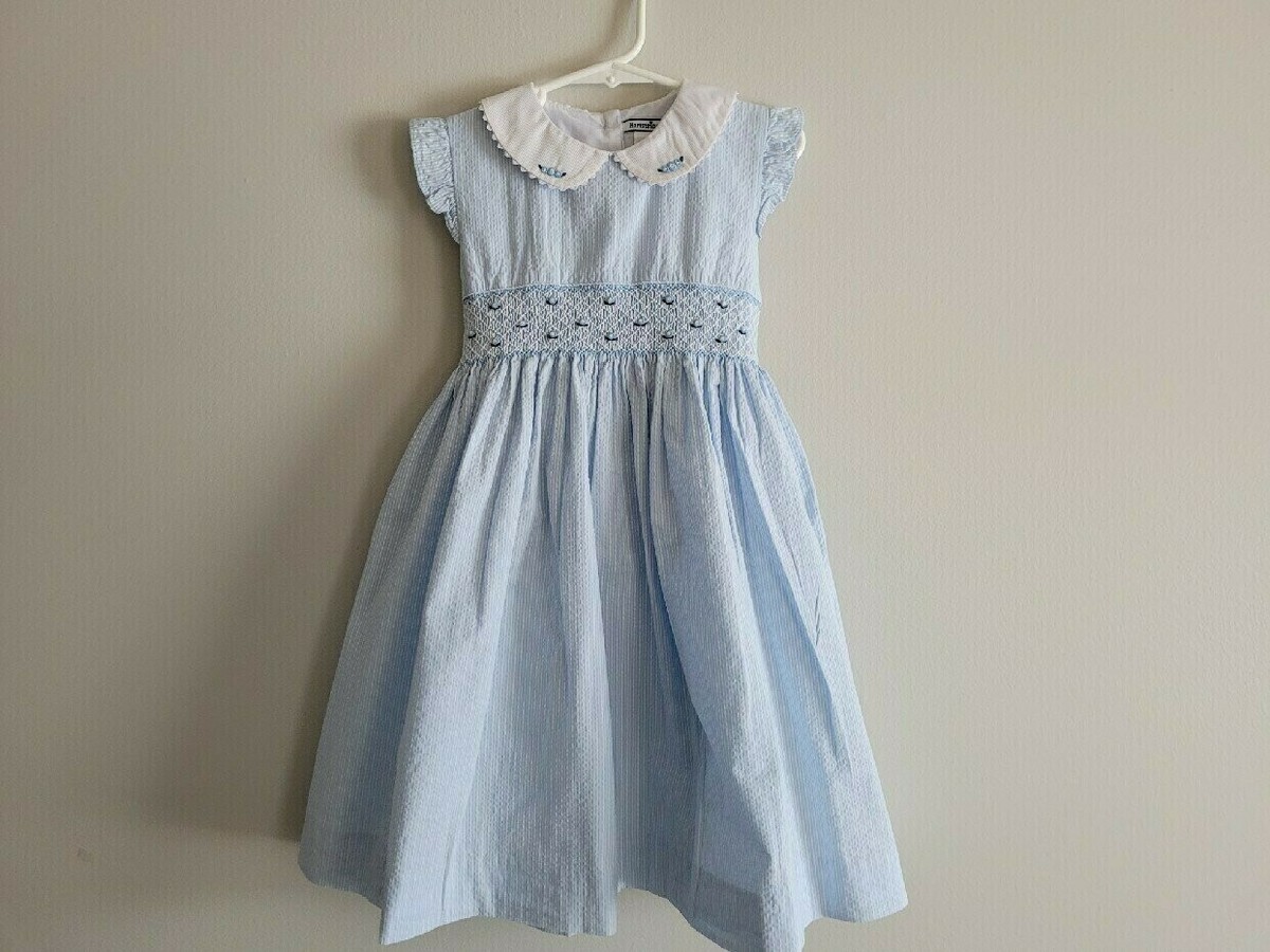 Hartstrings Blue Seersucker dress baby 18m | eBay Hartstrings Blue Seersucker dress baby 18m | eBay