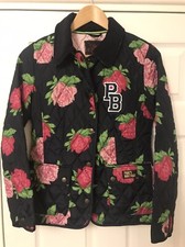 Brand New Paul’s Boutique Peony Quilted Floral Jacket Size S / Uk 8 Rrp £65.00