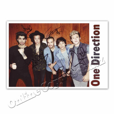 One Direction + Liam Payne, Harry Styles, Zayn Malik +  Autogrammfoto  +++