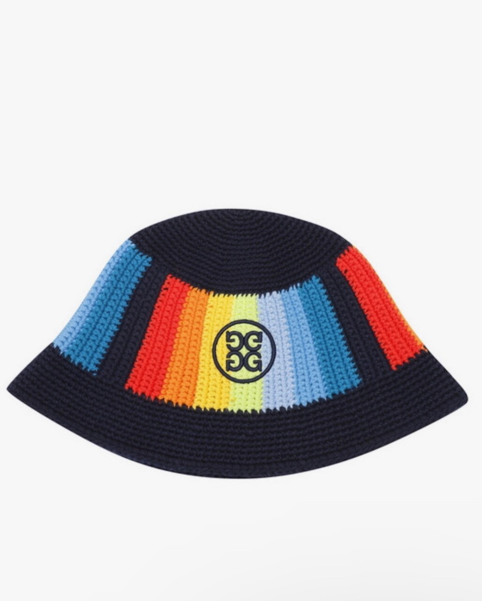 G/FORE クロシェ編み バケットハット G/Fore COLOURBLOCK CROCHET BUCKET HAT | eBay