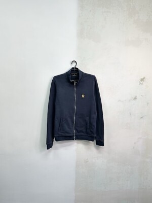 【ベルスタッフ】Belstaff Full Zip Sweatshirt★Dark Ink★ Men's Cotton Fleece Belstaff Full Zip Sweatshirt in Dark Ink