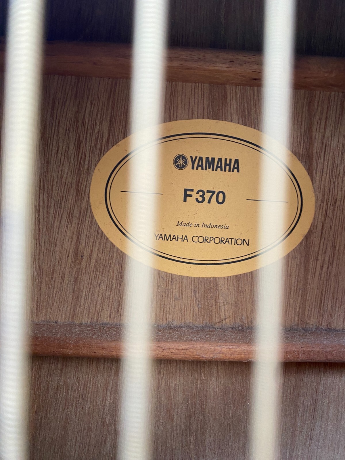 Black Yamaha F370 Acoustic Guitar eBay