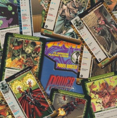   Spawn Power Cardz Power Booster - 15 Random Playing Cards, Skyverse 1995