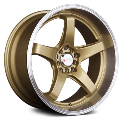 18x8.5 +35 XXR 555 5x100,5x114.3 Hyper Gold / ML Wheels (Set of 4)