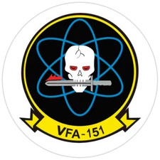 VFA-151 'Vigilantes' Bumper Sticker Military Vinyl Soldier Decal 5"