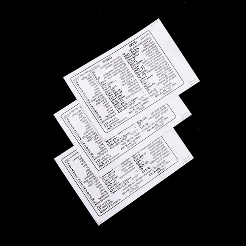 5Pcs Référence Clavier Raccourci Autocollant Adhésif pour Windows Ordinateur Portable Stickers - Photo 8/11
