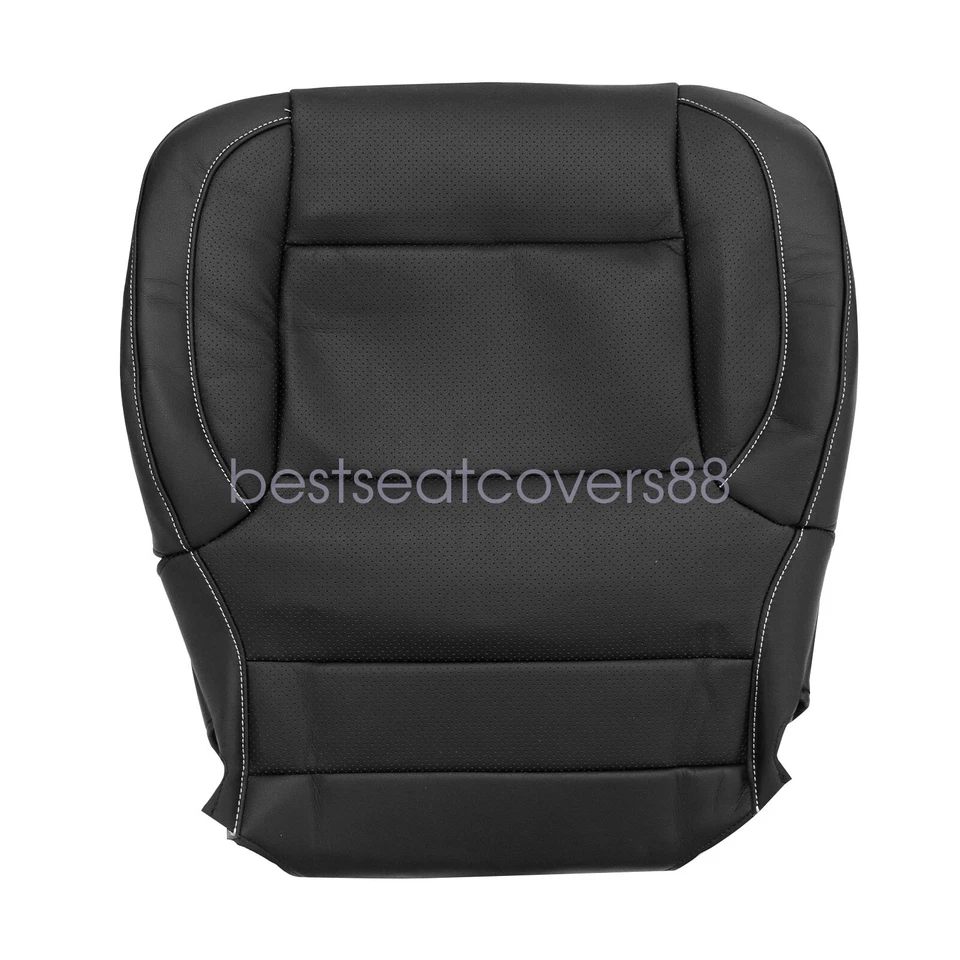 Cubierta de asiento de cuero negra/espuma para conductor/pasajero Chevy Suburban 2014-2019 Foto 3 de 4