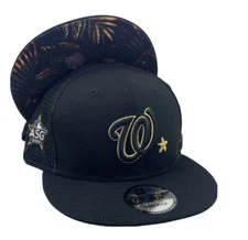New Era Washington Nationals MLB All Star Game Black Mesh Snapback