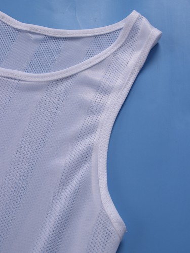 Unisex Kids Shirt Muscle Tank Top Boys Vest Hollow Out Workout Mesh Activewear - Picture 32 of 54