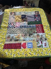 Handmade Snoopy Baby Quilt Blanket