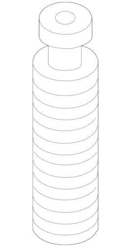Parachoques para Nissan (N/P 55240-JA00A)