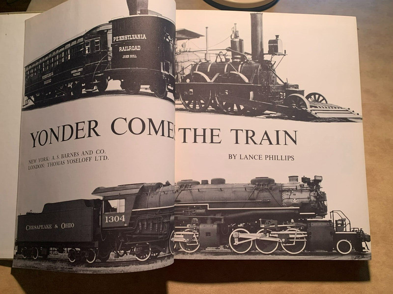 Yonder Comes the Train Book -  Copyright 1965