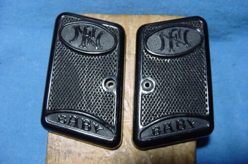 Factory Original FN Baby Hammerless Vest Pocket Caliber 6.35 25ACP Pistol Grips
