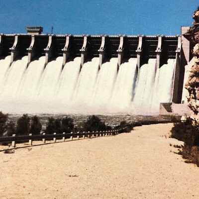 Del Rio,Texas Postcard Vintage Amistad Dam Devil River Pecos River ...