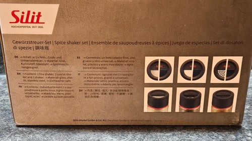 Silit Storio Gewürzstreuer Set 3-tlg Pfefferstreuer Salzstreuer Kräuterstreuer - Bild 5 von 9