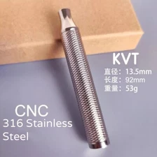 Dscosmetic 316 stainless steel CNC safety razor handle Only KVT Thread 5mm