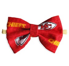 Kansas City Chiefs Baby To Toddler Nylon Headband Bow Or Alligator Clip  USA