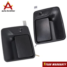 2Pcs Front Outer Door Handle Set For 1999-2016 Ford F-250 Super Duty Black