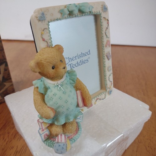 Cherished Teddies Enesco Bear Photo Frame 4" Nursery Baby Names NIB NOS - Picture 7 of 9