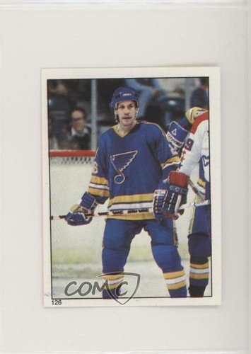 1983 Topps Stickers Hockey Mike Crombeen #126