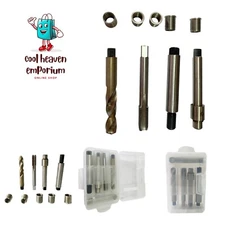 M10 X 1.0 X 17 Spark Plug Repair Short Tooling KIT,Metric Thread Repair Kit,E...