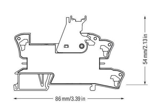 10 pz WAGO 788-512 modulo relè 2 contatti di sostituzione 2,50 mm2 grigio nuovo⊕IK - Foto 6 di 7