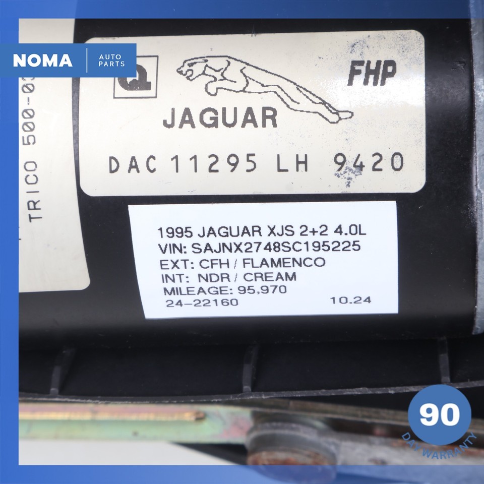 9296 Jaguar XJS Series 3 Windshield Washer Wiper Motor Linkage