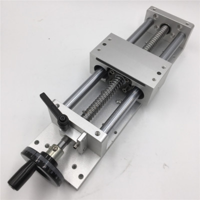 Manual Sliding Table SFU1605 Ball Screw Linear Stage CNC Slide Strokes 200mm