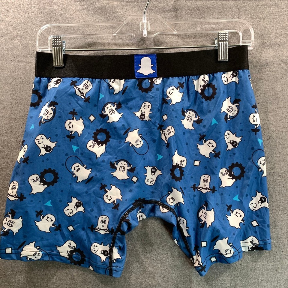 Swag Men's Boxer Briefs Ghosted Funny Halloween Theme L (3436") NEW