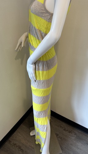 Joie Women's Yellow Dress Yellow Striped Maxi Dress Size Small - Picture 10 of 13