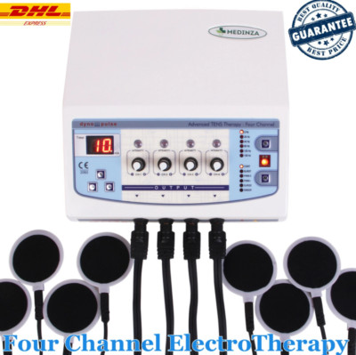 Prof. Home use 4 Channel Electrotherapy Physical Ultrasound Therapy Machine USA